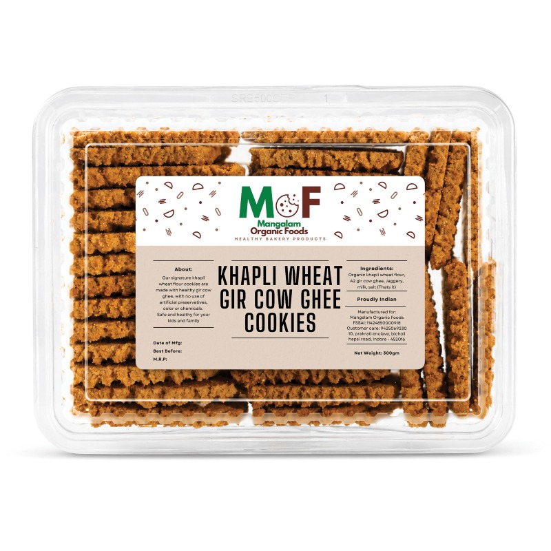 Khapli Wheat Gir Cow Ghee Cookies